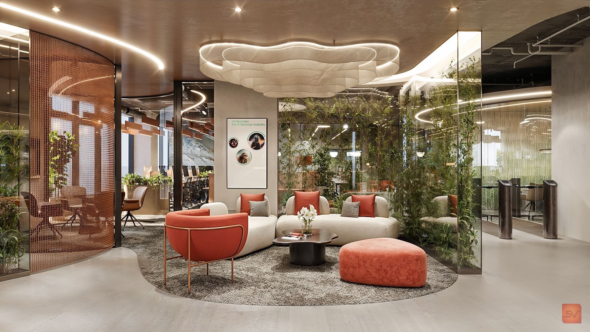 Ascendion. An office where the forest clocks in.